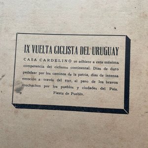 Libro IX Vuelta Ciclista del Uruguay 1952 con Mapa de Etapas y Publicidad - imagen 6