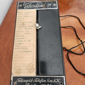 Marcador Telefónico Automático Antiguo Telerapid G.m.b.H. Berlín - imagen 3