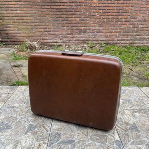 Valija Samsonite Marrón Vintage - imagen 1
