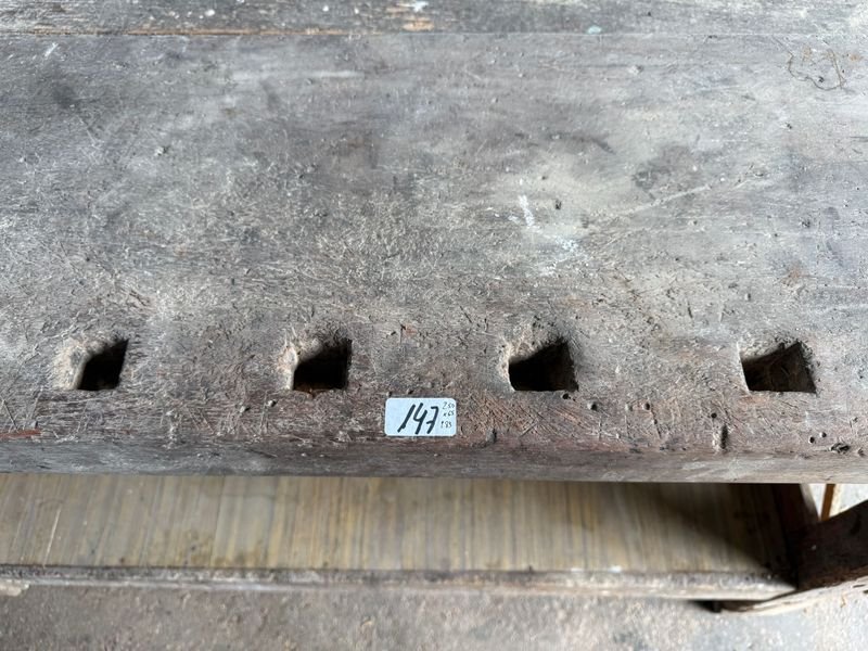 Banco de Carpintero Antiguo de Madera Dura Curupae