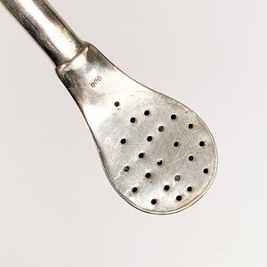 Bombilla de Plata y Oro con Detalles Labrados - imagen 5