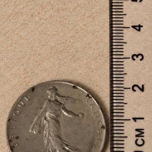 Moneda de 1 Franco de Francia, Año 1976 - imagen 2