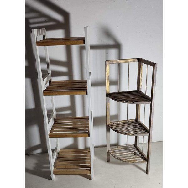 Estantes Multiuso de Madera y Metal