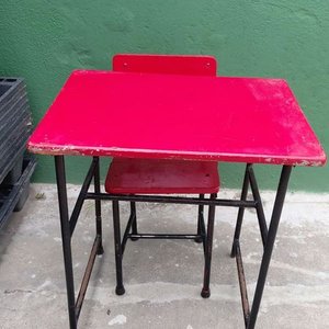 Juego de Mesa y Silla Escolares de Colores - imagen 4