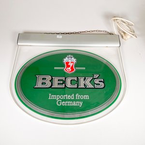 Cartel Luminoso "Beck's Imported from Germany" - imagen 2