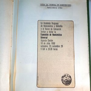 2 Volúmenes Academia Uruguaya de Numismática y Bibliofilia: Banco de Cobranzas 1964 y Homenaje a Asociación Numismática Argentina 1964 - imagen 11
