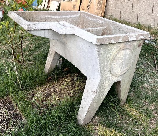 Pileta de Lavar de Hormigón Doble para Jardín - imagen 1