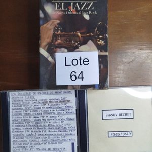 Lote siguiente: Lote de 2 CDs de Jazz y 1 Libro "El Jazz" de Joaquin Berendt