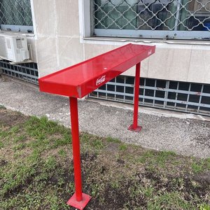 Barra Pasaplatos Coca-Cola Roja Metálica - imagen 4