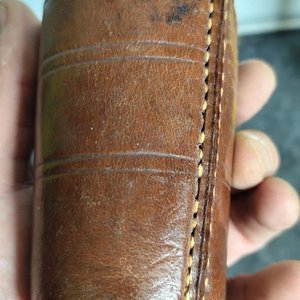 Set de 3 Vasos de Cuero Artesanales Uruguayos - imagen 5