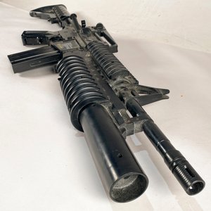 Réplica de Arma de Chumbos Estilo M4A1 con Lanzagranadas - imagen 3