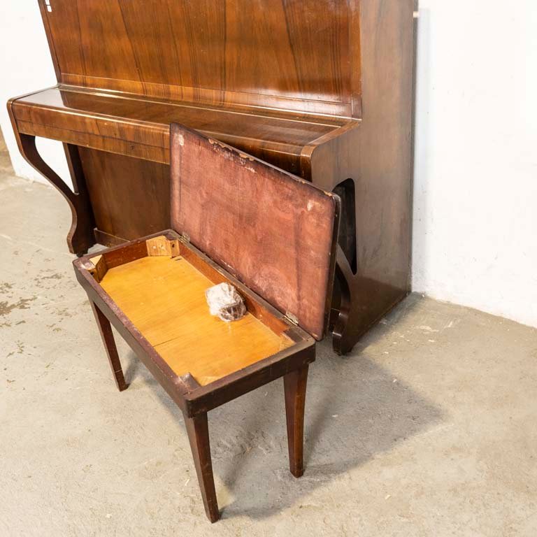 Piano vertical Zimmerman con banqueta - imagen 3