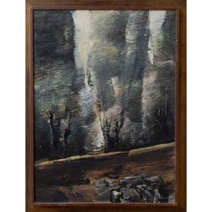 Lote siguiente: Pintura "Paisaje con Árboles" de Nantes, Acrílico sobre Lienzo