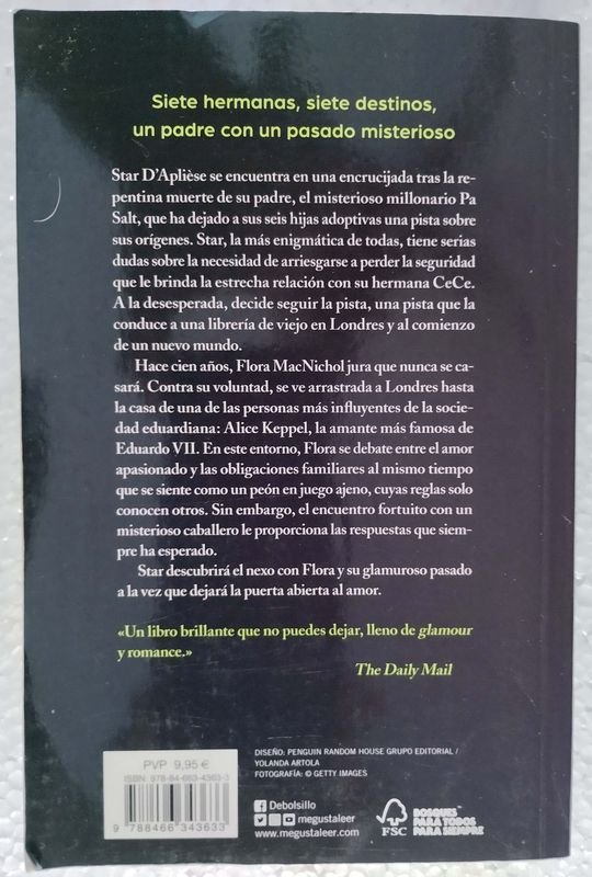 Libro: LA HERMANA SOMBRA. LA HISTORIA DE STAR de Lucinda Riley - imagen 3