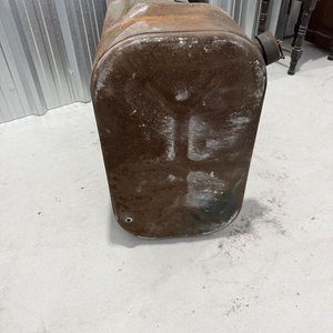 Tanque de Combustible de Hierro Original con Tapa y Conexiones - imagen 6
