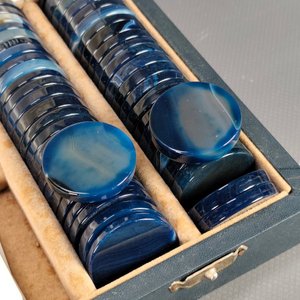 Estuche de Fichas de Póker de Ágata y Piedra Natural - imagen 6