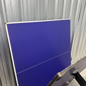 Mesa de Ping Pong Plegable Azul con Patas Desmontables - imagen 8