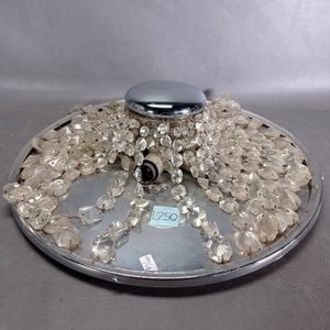 Lote siguiente: Aplique de Techo Circular con Seis Luces y Caireles de Vidrio