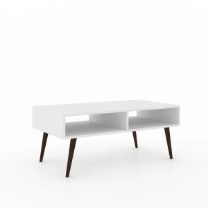 Lote siguiente: Mesa de Centro Grande Blanca Estilo Retro