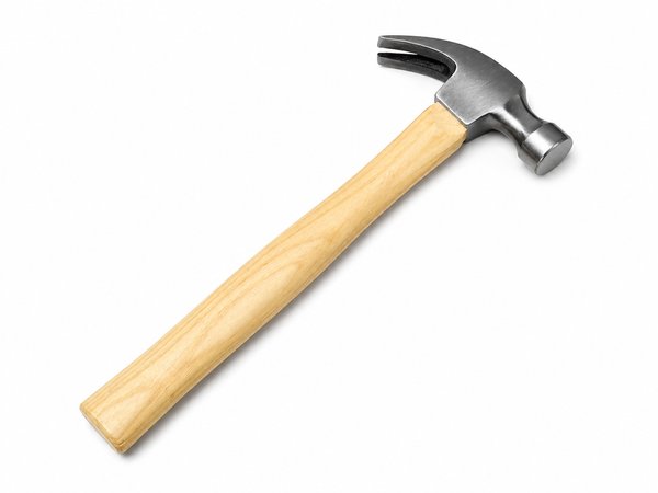 Martillo de Uña con Mango de Madera - 250g