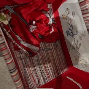 Practicuna Infantil Roja con Dibujos de Animales - imagen 3