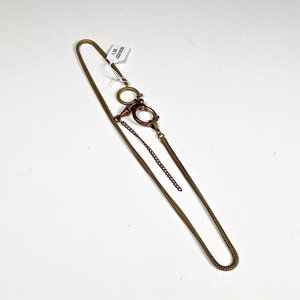 Lote siguiente: Cadena para Reloj de Bolsillo Enchapada en Bronce, 50 cm