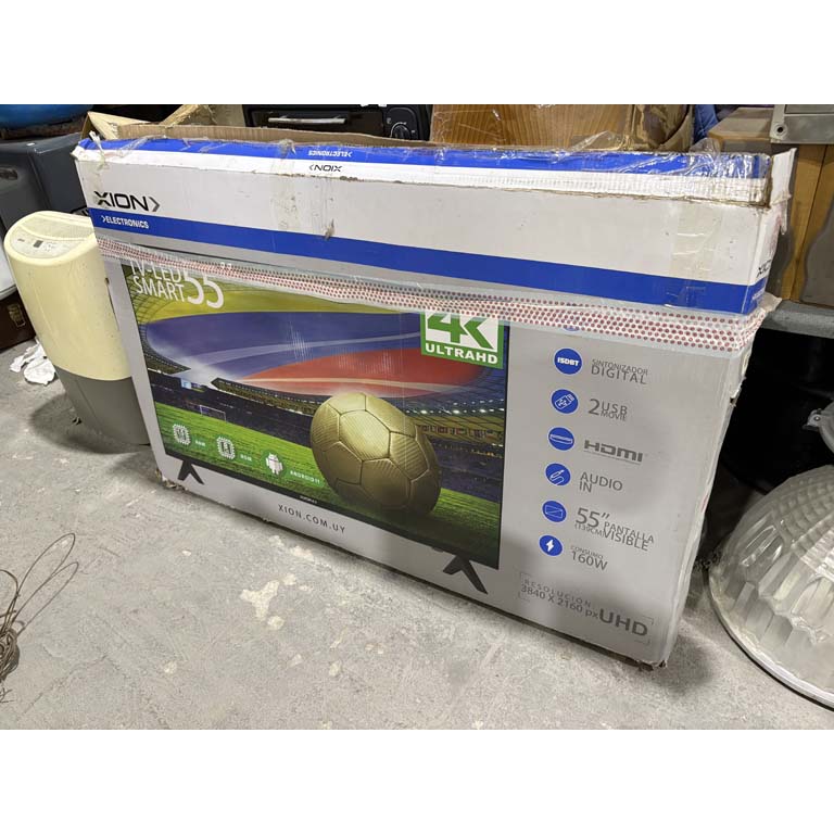 Lote siguiente: TV Xion no funciona: Televisor de pantalla plana con pantalla rota