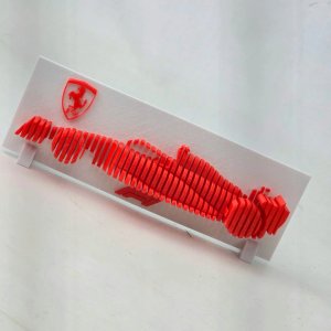 Réplica Ferrari F1 Roja con Escudo - imagen 1