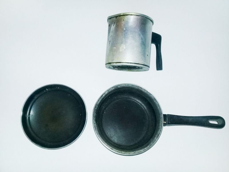 Olla con tapa y recipiente de aluminio - imagen 2