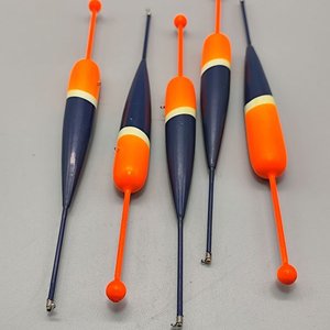 Lote de 5 Boyas de Pesca Alargadas en Azul y Naranja - imagen 4