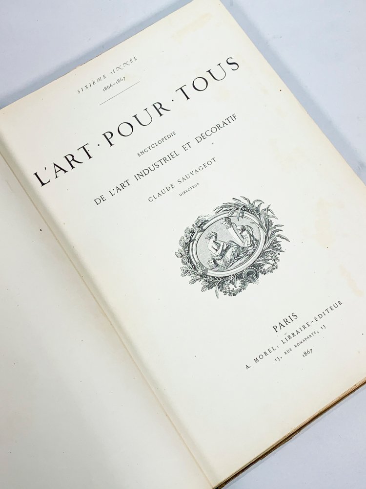 Libro de arte "Art Pour Tous" (1867) - imagen 2