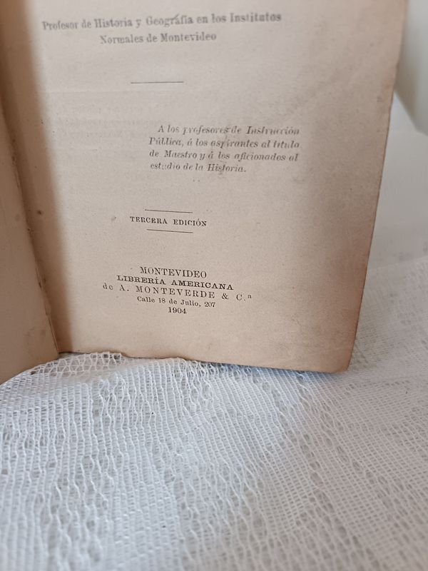 Libro Antiguo 'Resumen de la Historia del Uruguay' de Orestes Araújo - imagen 4