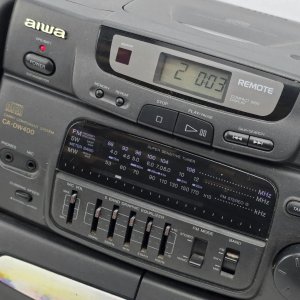 Aiwa CA-DW400 Boombox con CD y Doble Cassette - imagen 5