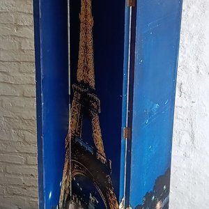 Biombo Decorativo Torre Eiffel 1.80 x 1.20 Metros - imagen 1