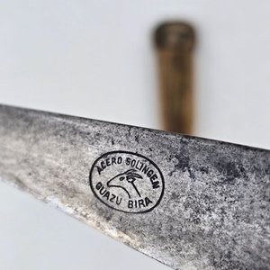 Cuchillo Criollo Guazu Bira con Cabo en Platería Criolla - imagen 2