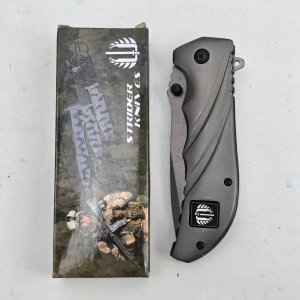 Navaja Plegable Strider Knives FA22 Gris Oscuro - imagen 5