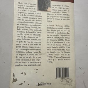 Libro "Viajes con mi tía" de Graham Greene, Editorial Sudamericana - imagen 2