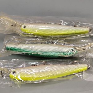Lote de 3 Señuelos de Pesca Artificiales Tipo Minnow - imagen 6