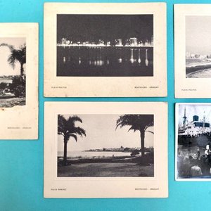 Lote de 5 Postales: Puerto de Montevideo y Vistas Urbanas - imagen 5