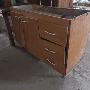 Mueble de MDF para Bajo Aparador con Cajones y Puertas - imagen 3
