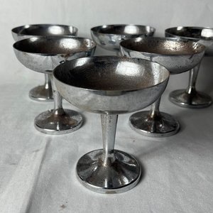 Juego de 6 Copas de Platina Estilo Vintage - imagen 5