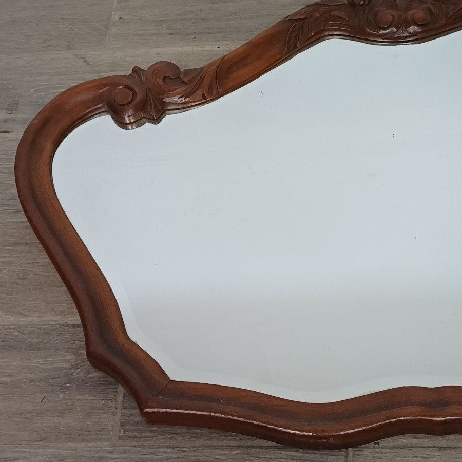 Espejo biselado estilo Francés de madera maciza - imagen 3