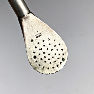 Bombilla Criolla Curva de Plata con Grabados - imagen 10