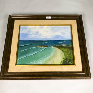 Lote anterior: Cuadro al Óleo "Mar con Rocas" con Marco de Madera - Firmado J. Bolen 1977