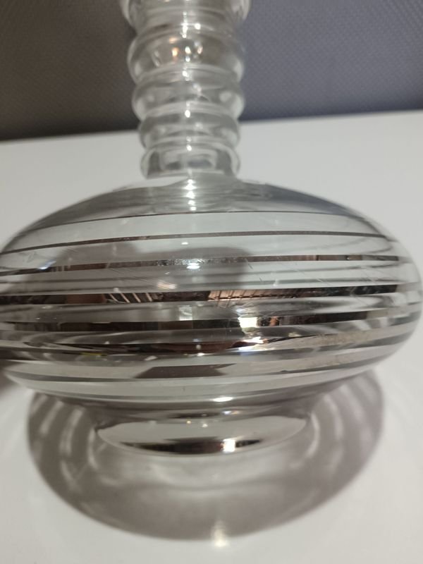 Botellón antiguo de cristal para decoración - imagen 2
