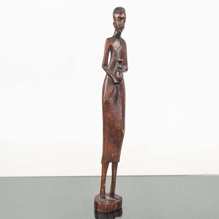 Lote anterior: Escultura de madera abstracta - Medidas: 5x41cm