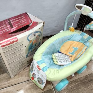 Sillita Mecedora Fisher-Price para Bebé, Desmontable, con Accesorios, a Pilas, Nueva en Caja - imagen 3