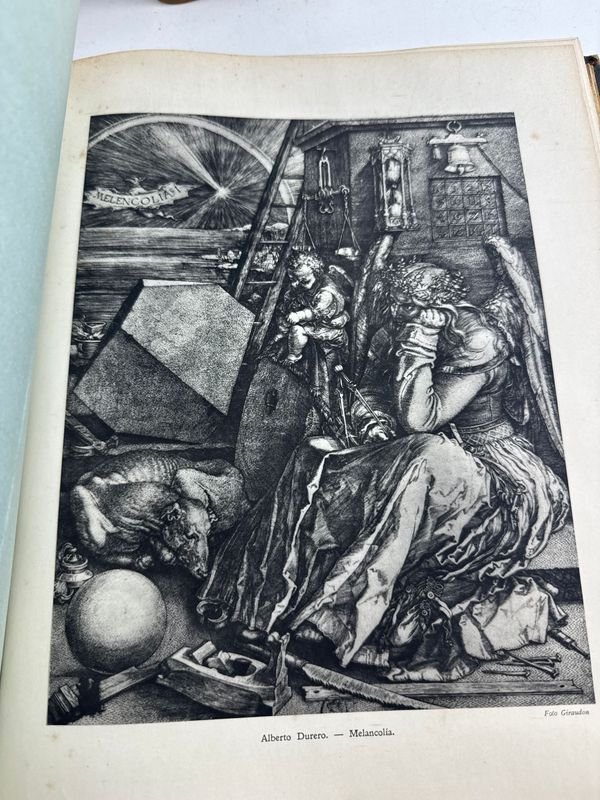 Colección de libros antiguos sobre arte en 4 tomos - imagen 9