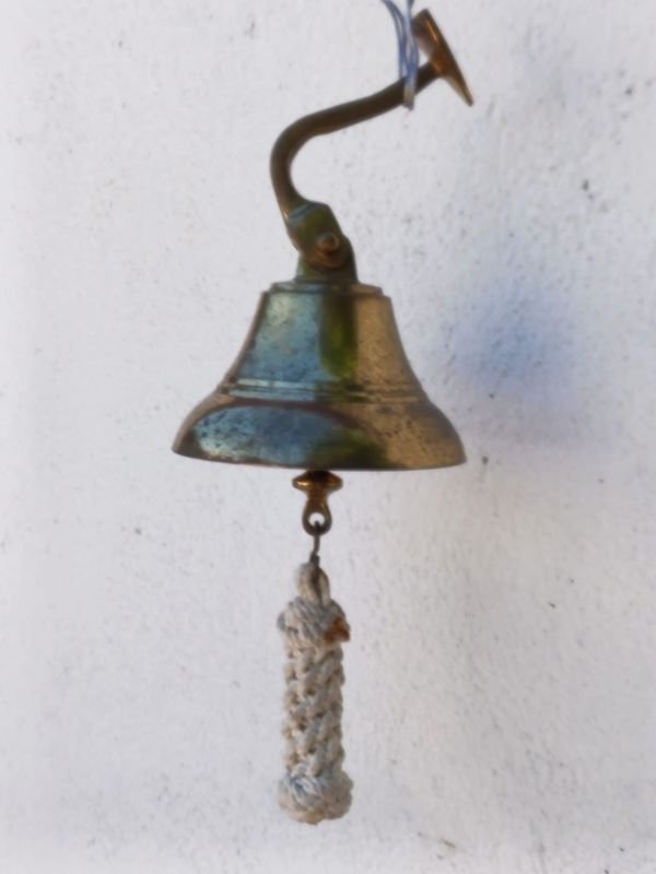 Antigua campana de embarcación en bronce - imagen 5