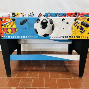 Futbolito Estructura Madera Real Madrid vs Barcelona - imagen 2